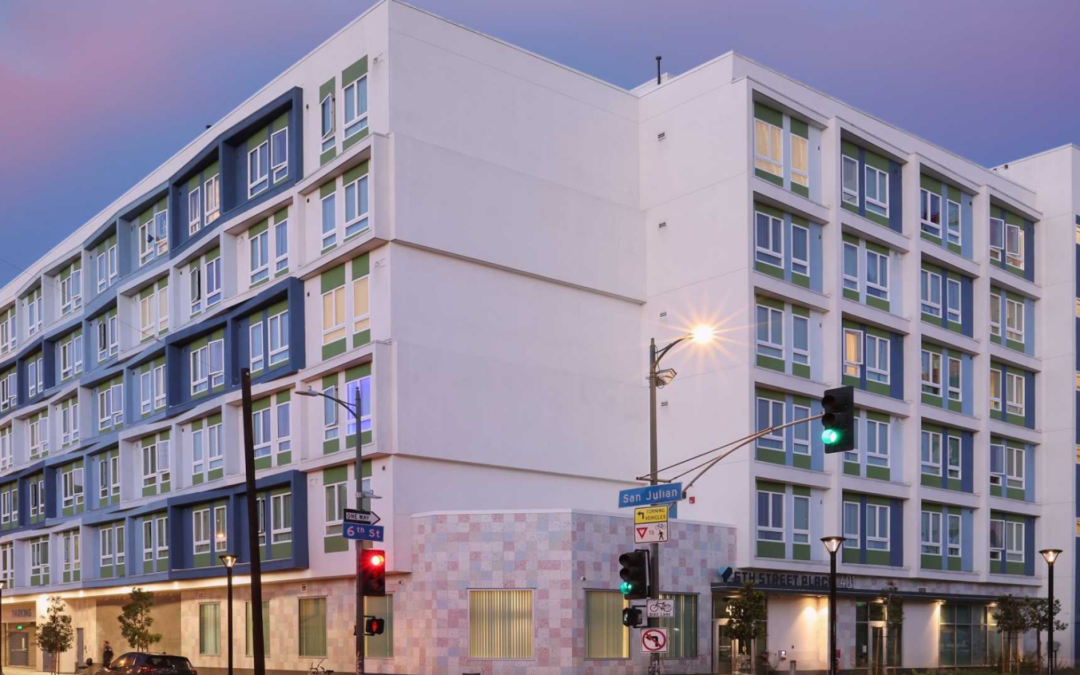 Look inside modular supportive housing at 401 E. 6th Street in DTLA