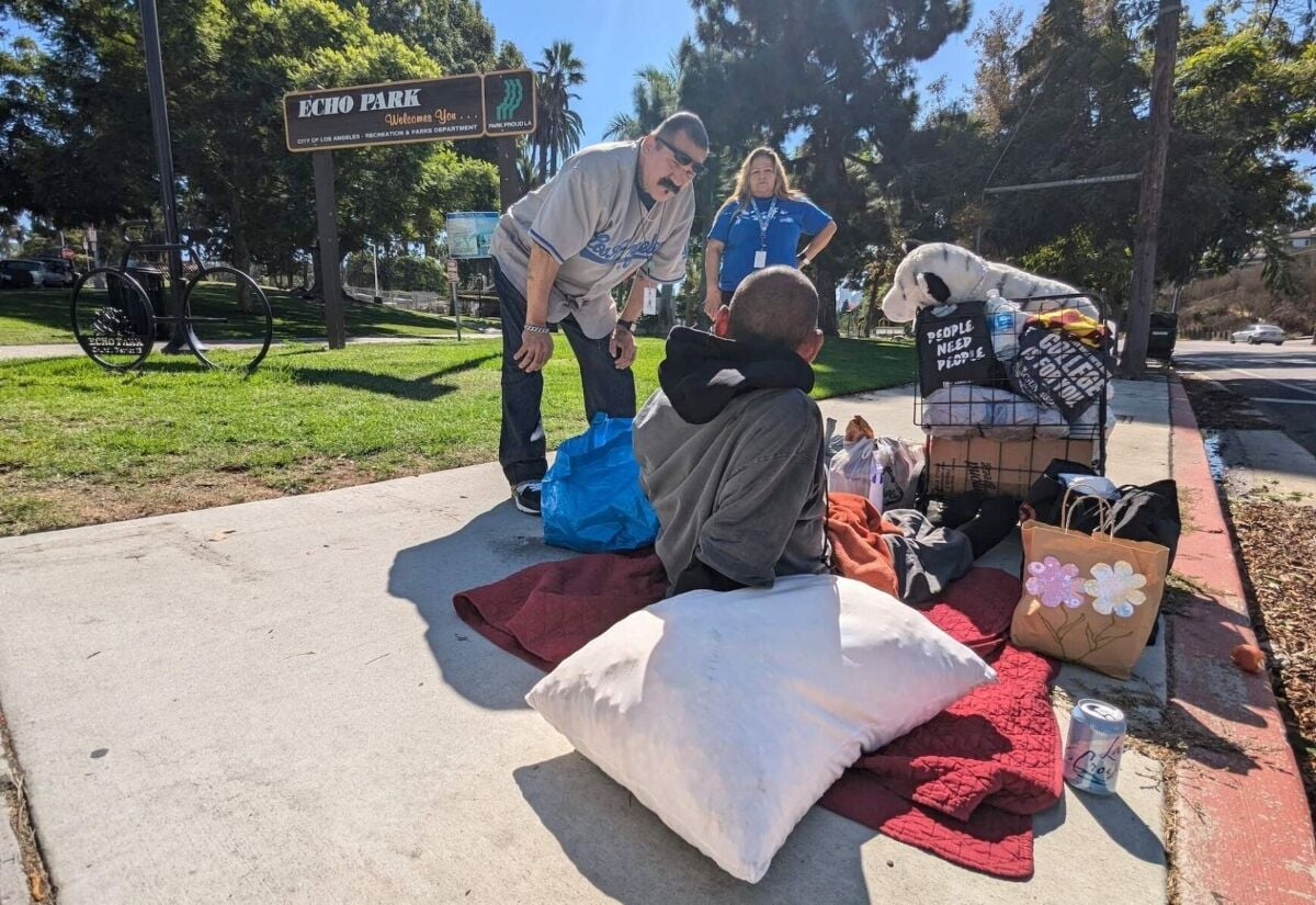 One shift with homelessness outreach workers in Echo Park
